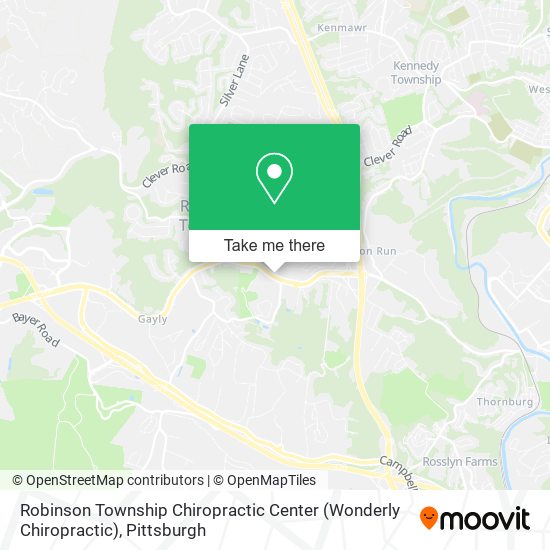 Mapa de Robinson Township Chiropractic Center (Wonderly Chiropractic)