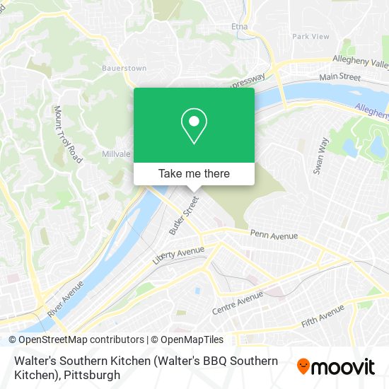 Walter's Southern Kitchen map