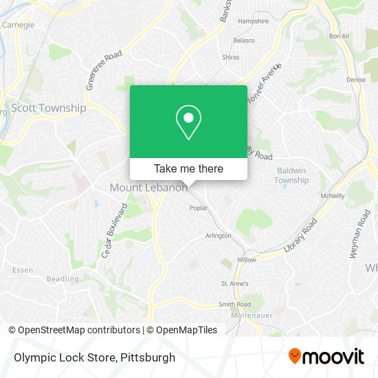 Olympic Lock Store map