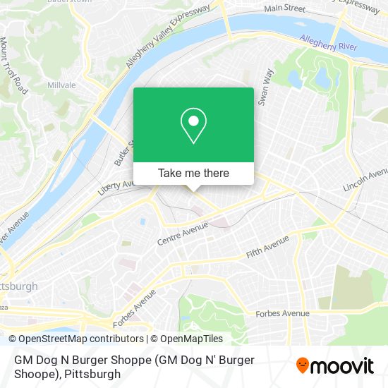 Mapa de GM Dog N Burger Shoppe