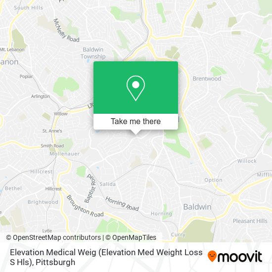Elevation Medical Weig (Elevation Med Weight Loss S Hls) map