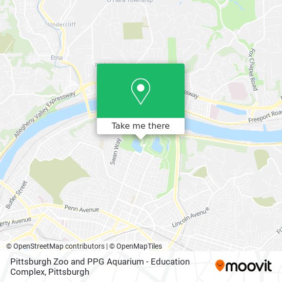 Mapa de Pittsburgh Zoo and PPG Aquarium - Education Complex