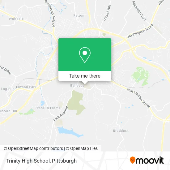 Trinity High School map