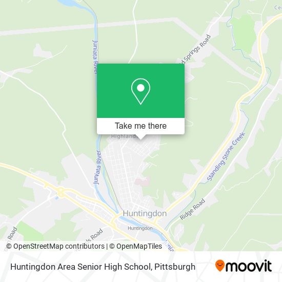 Mapa de Huntingdon Area Senior High School