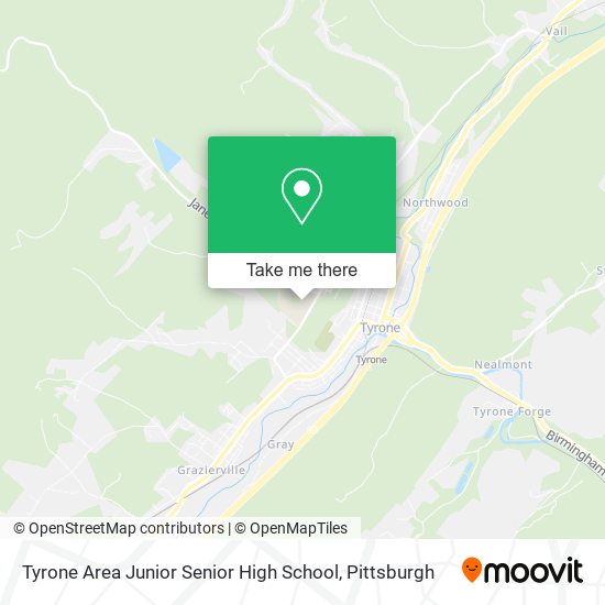 Tyrone Area Junior Senior High School map