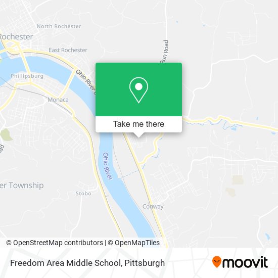 Freedom Area Middle School map