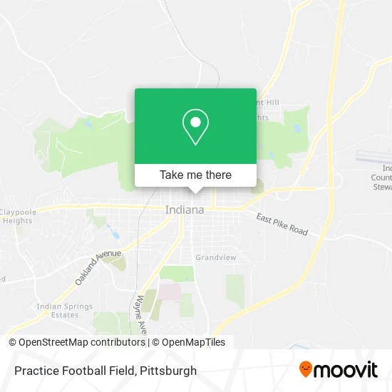 Practice Football Field map