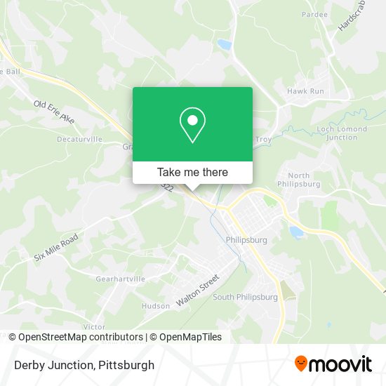 Mapa de Derby Junction
