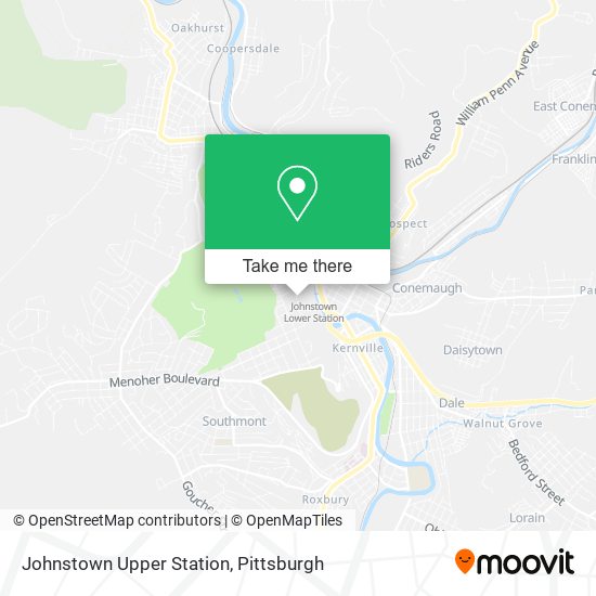 Mapa de Johnstown Upper Station