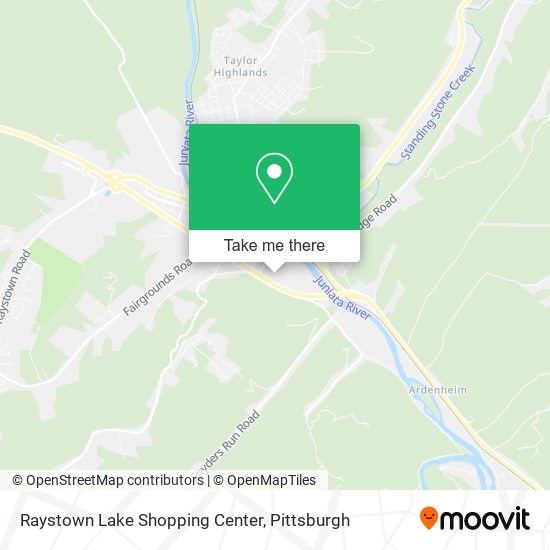 Mapa de Raystown Lake Shopping Center