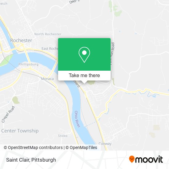 Mapa de Saint Clair