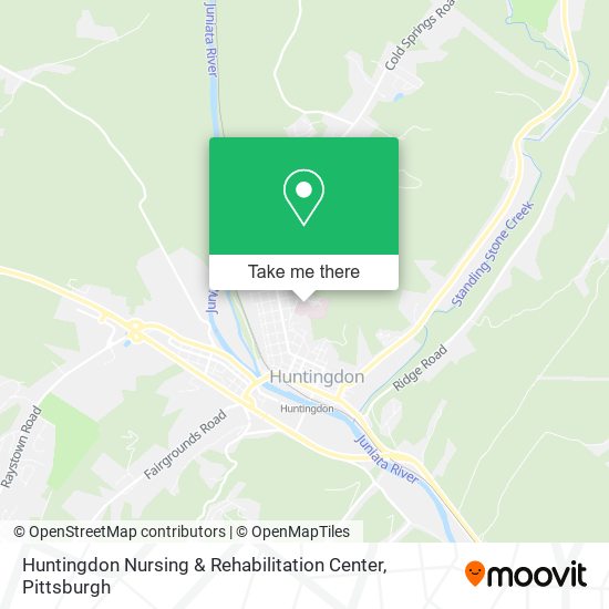 Mapa de Huntingdon Nursing & Rehabilitation Center