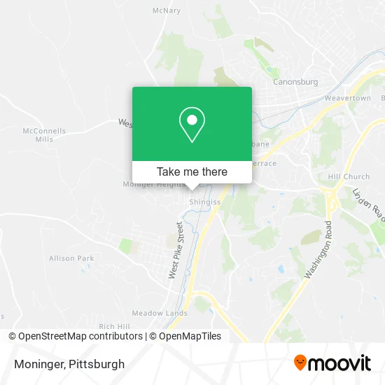 Moninger map