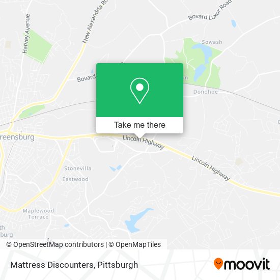 Mattress Discounters map