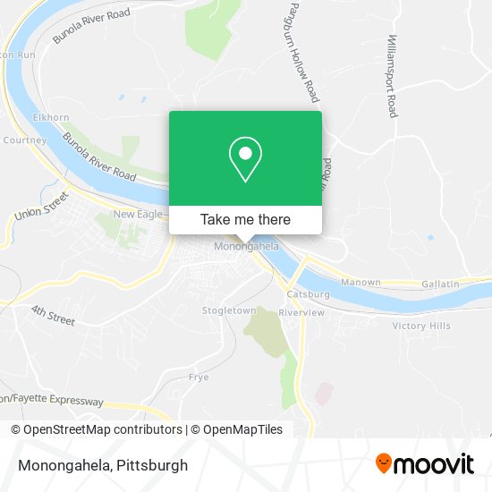 Monongahela map