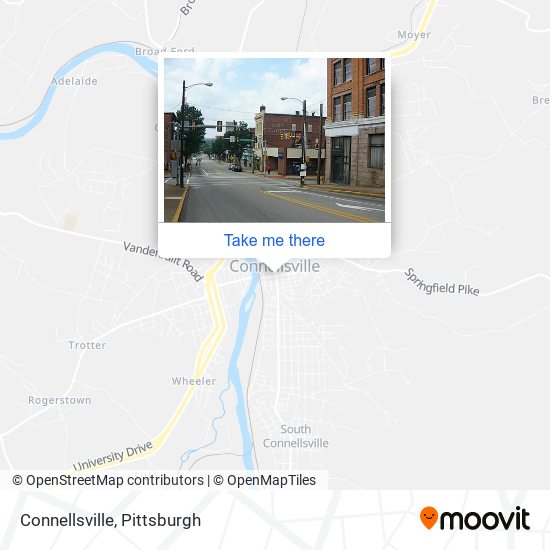 Mapa de Connellsville