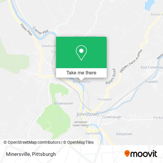 Mapa de Minersville