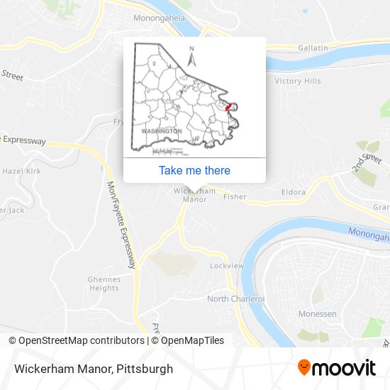 Wickerham Manor map