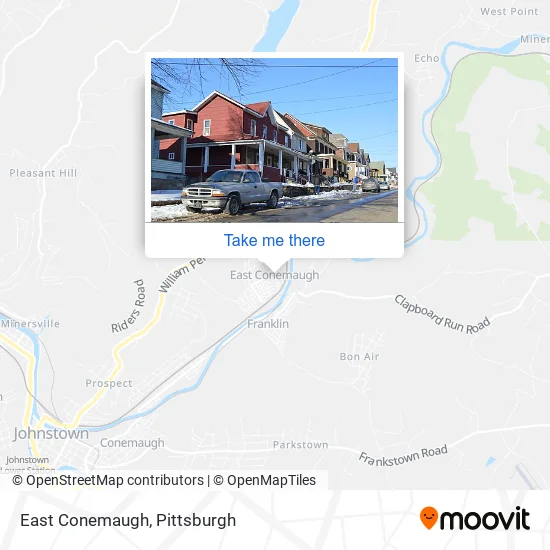East Conemaugh map