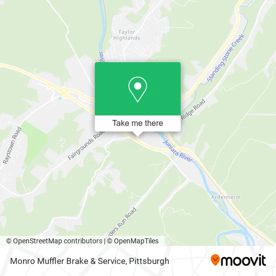 Monro Muffler Brake & Service map