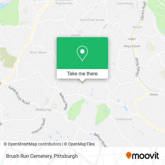 Mapa de Brush Run Cemetery