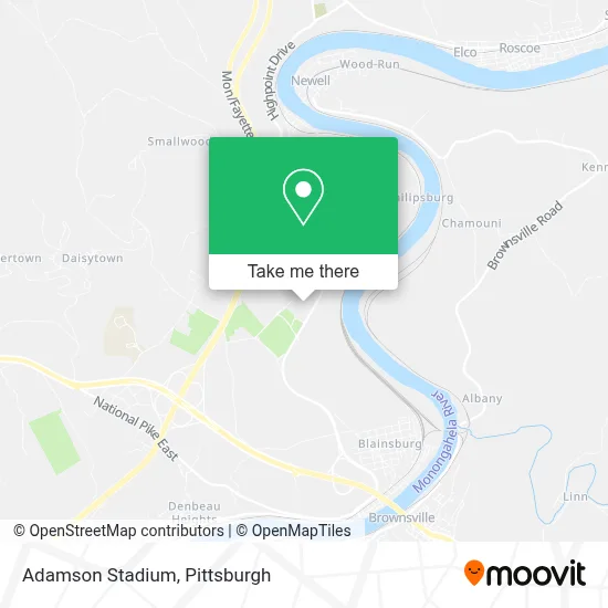 Adamson Stadium map