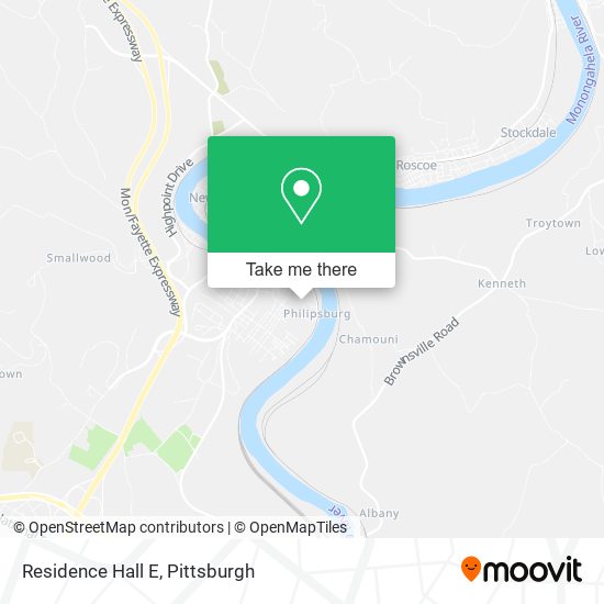 Residence Hall E map