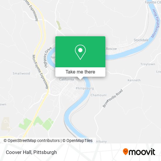 Mapa de Coover Hall