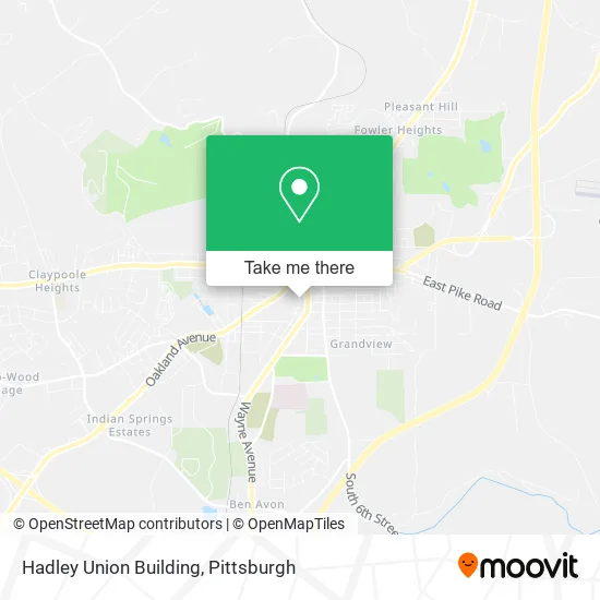 Hadley Union Building map