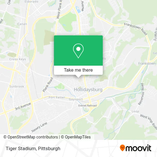 Tiger Stadium map