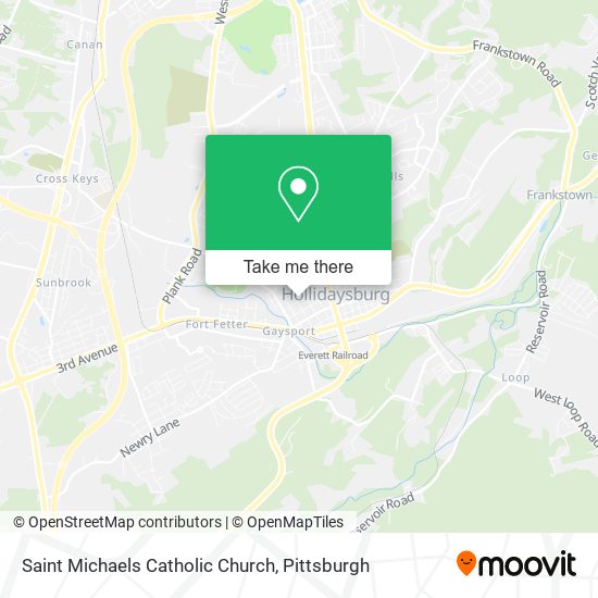 Saint Michaels Catholic Church map