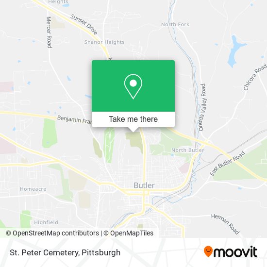 Mapa de St. Peter Cemetery