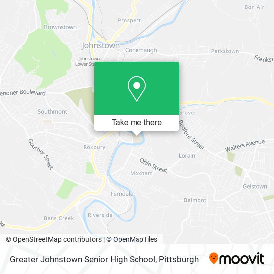 Mapa de Greater Johnstown Senior High School