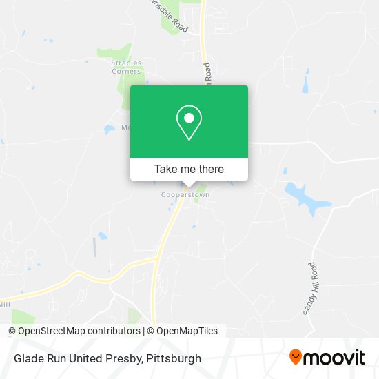 Glade Run United Presby map