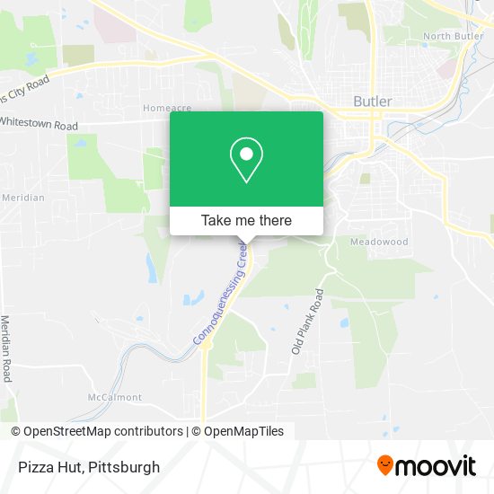 Pizza Hut map