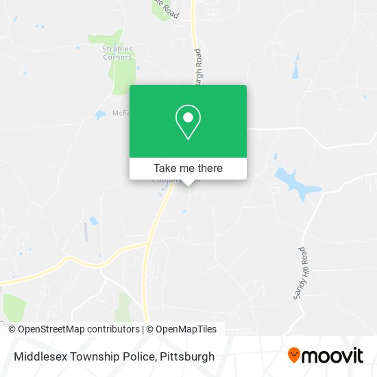Middlesex Township Police map