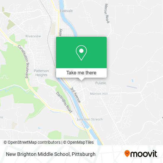 Mapa de New Brighton Middle School