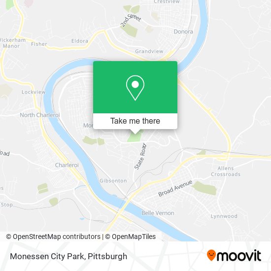 Monessen City Park map