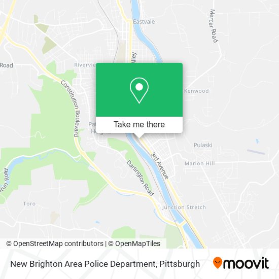 Mapa de New Brighton Area Police Department