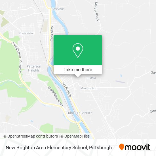 New Brighton Area Elementary School map