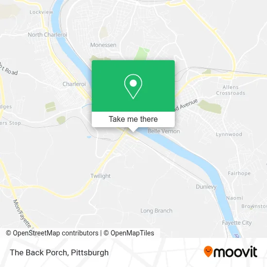 The Back Porch map