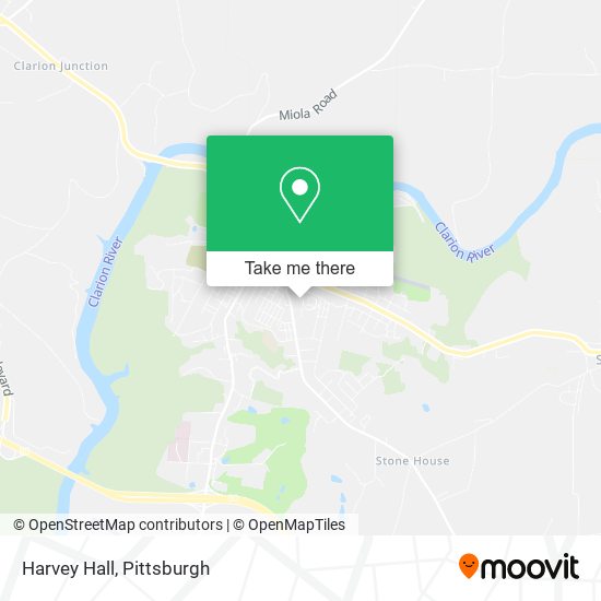 Mapa de Harvey Hall