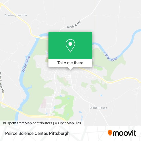 Peirce Science Center map