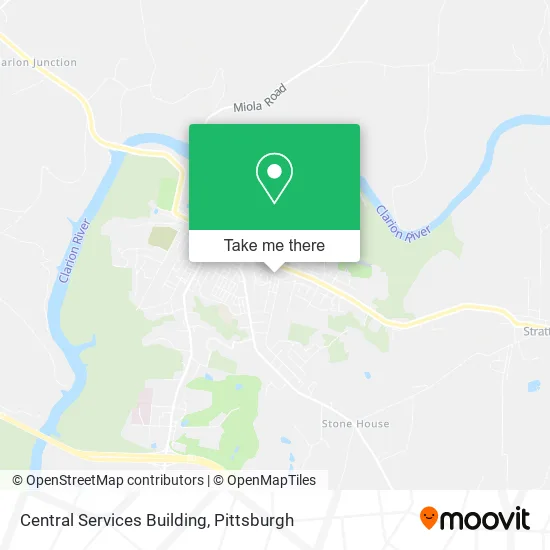 Central Services Building map