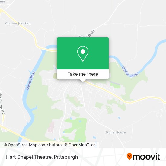 Hart Chapel Theatre map