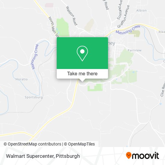 Mapa de Walmart Supercenter