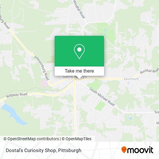 Mapa de Dostal's Curiosity Shop