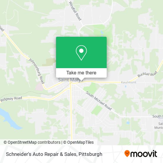 Schneider's Auto Repair & Sales map