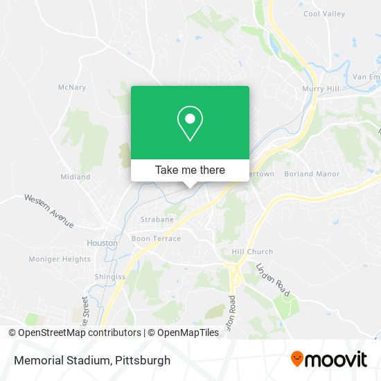 Mapa de Memorial Stadium