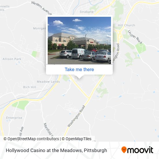 Mapa de Hollywood Casino at the Meadows